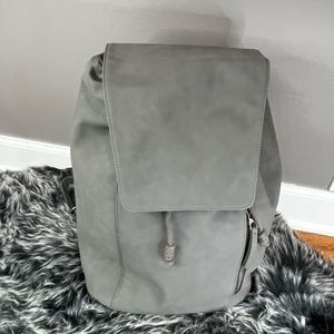 Soft Flap Backpack - Universal Thread  Suede, Gray.